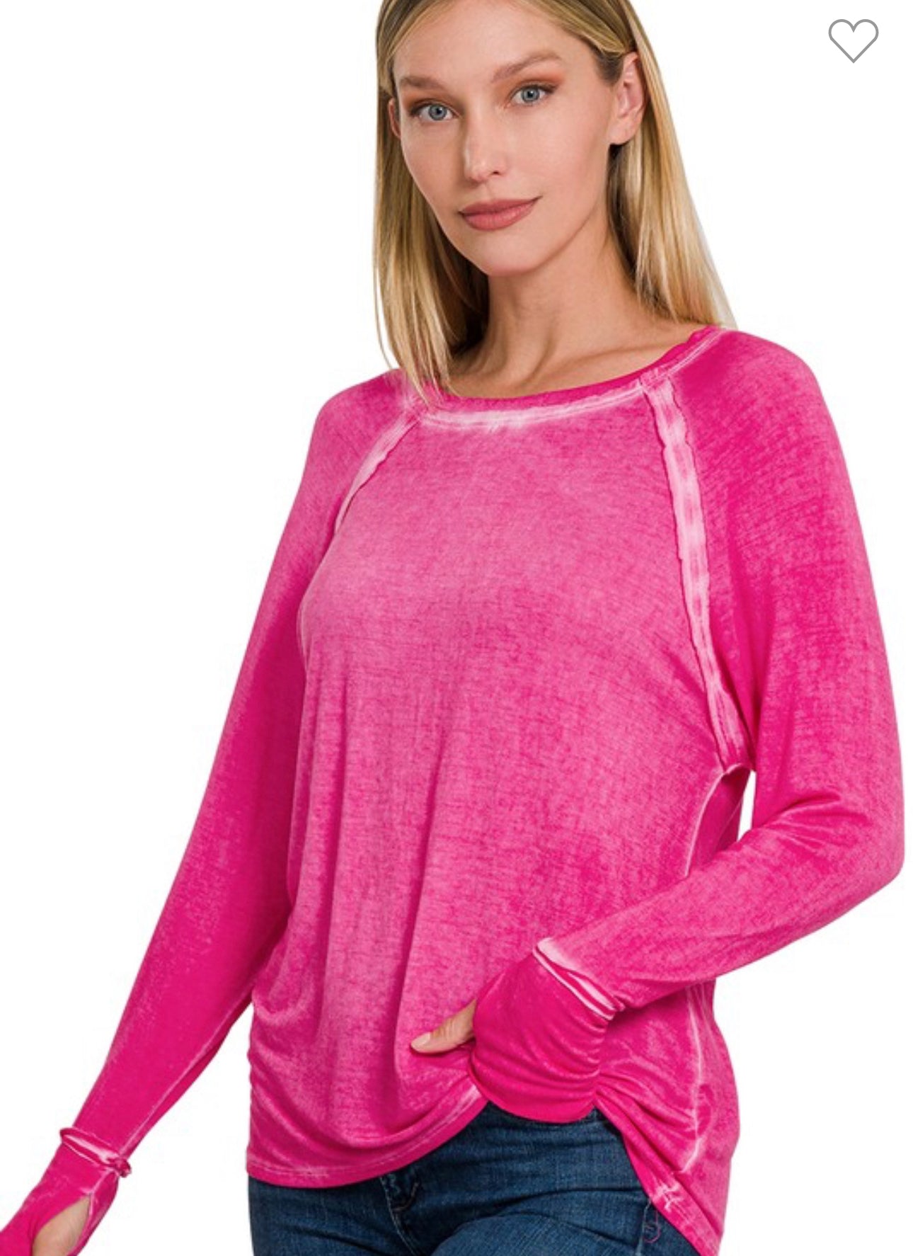 Ash Pink Long Sleeve shirt