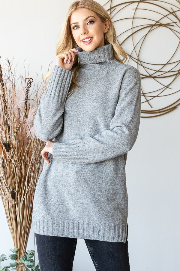 Light Grey Colored Sweater