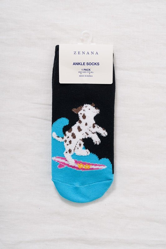Surfing Dog Socks