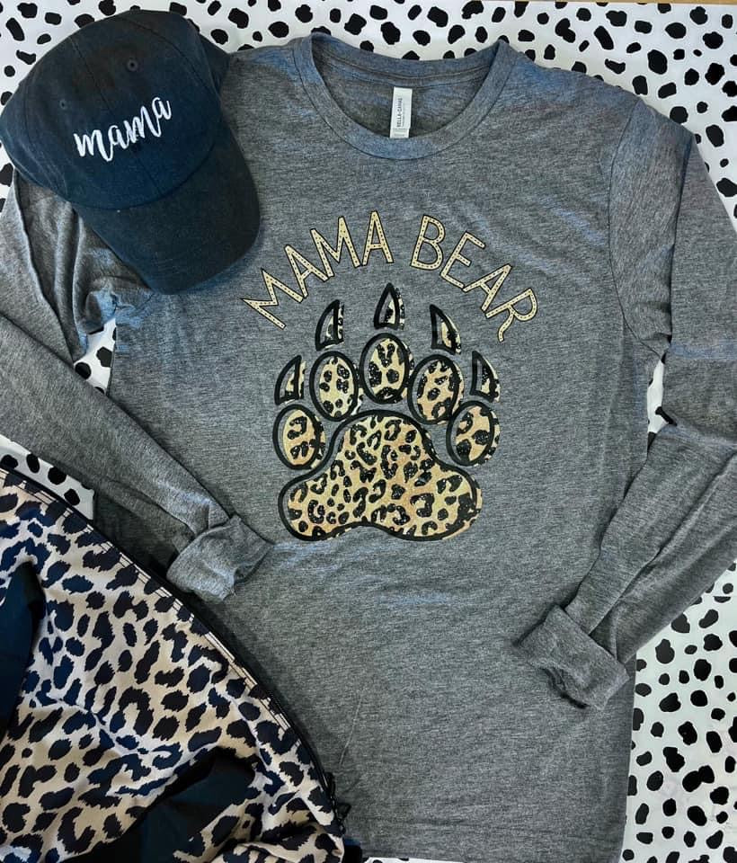 MAMA Bear Long Sleeve Bella Shirt